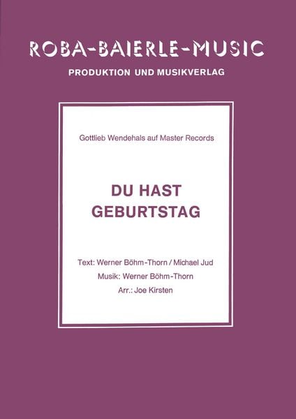 Produktbild: Du hast Geburtstag