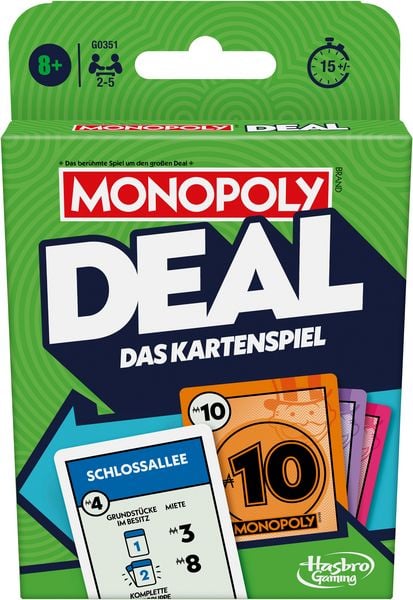 Hasbro G0351100 - Monopoly Deal, Das Kartenspiel