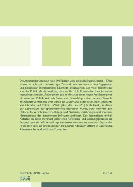 Produktbild: Literatur und Politik