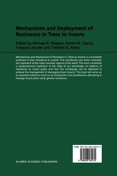 Produktbild: Mechanisms and Deployment of Resistance in Trees to Insects