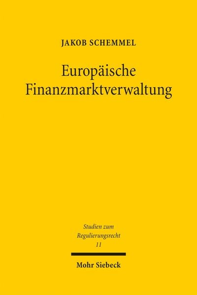 Produktbild: Europ&auml;ische Finanzmarktverwaltung