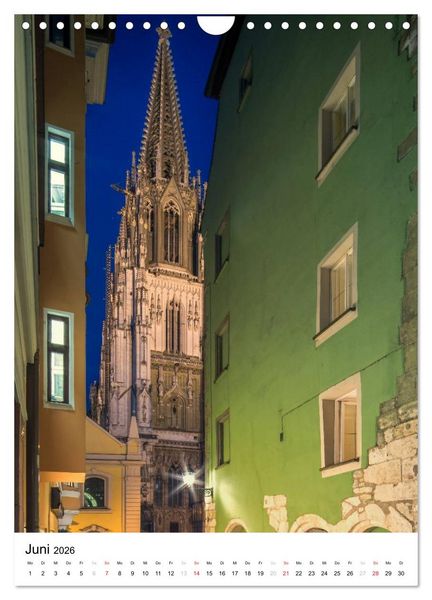 Produktbild: Regensburg &ndash; Perle der Oberpfalz (Wandkalender 2026 DIN A4 hoch), CALVENDO Monatskalender