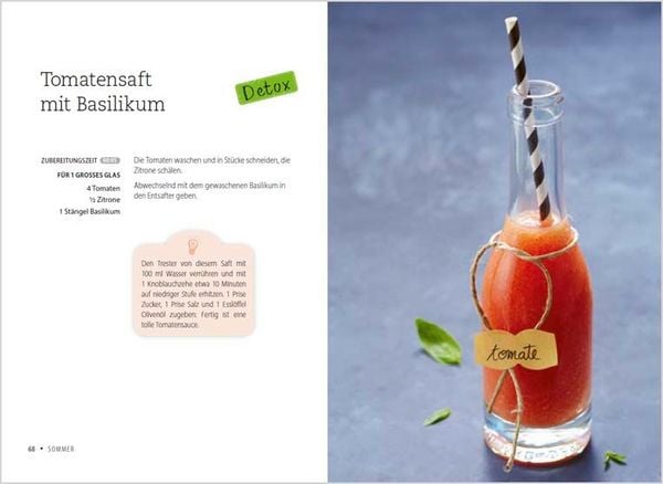 Produktbild: Frische Obst- und Gem&uuml;ses&auml;fte aus dem Entsafter