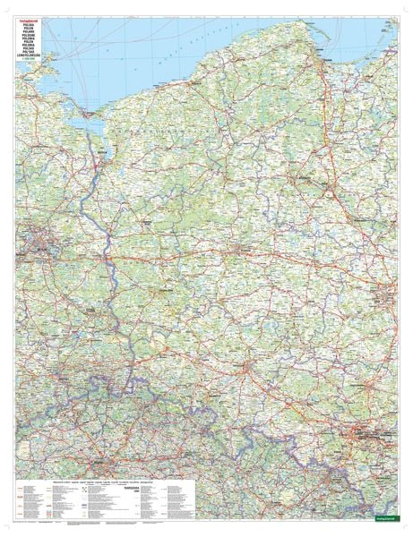 Produktbild: freytag & berndt Stra&szlig;enkarte Polen 1:500.000