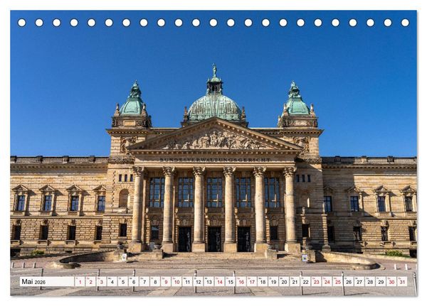 Produktbild: Sachsen - Leipzig (Tischkalender 2026 DIN A5 quer), CALVENDO Monatskalender