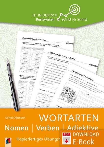 Produktbild: Wortarten: Nomen - Verben - Adjektive