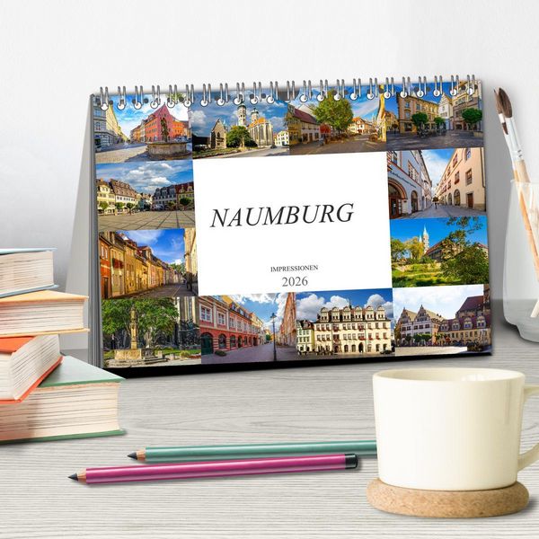 Produktbild: Naumburg Impressionen (Tischkalender 2026 DIN A5 quer), CALVENDO Monatskalender