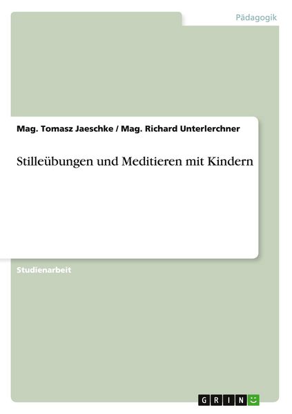 Produktbild: Stille&uuml;bungen und Meditieren mit Kindern