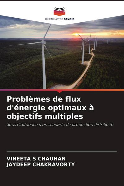 Produktbild: Probl&egrave;mes de flux d'&eacute;nergie optimaux &agrave; objectifs multiples