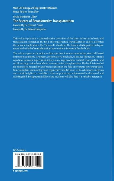 Produktbild: The Science of Reconstructive Transplantation