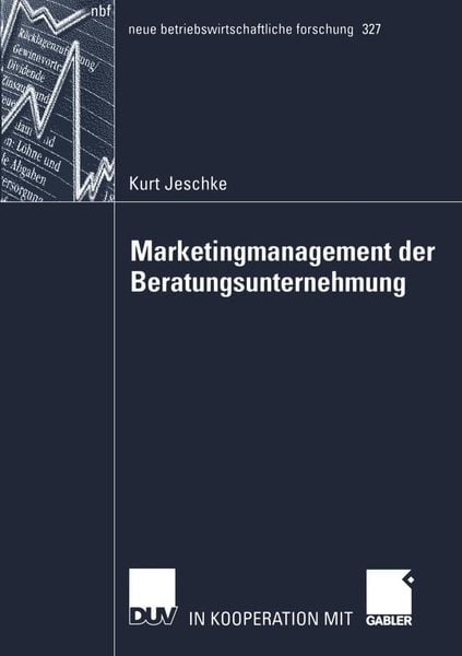 Produktbild: Marketingmanagement der Beratungsunternehmung
