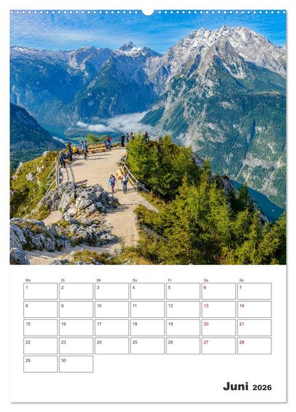 Produktbild: Vier Jahreszeiten im Berchtesgadener Land (Wandkalender 2026 DIN A2 hoch), CALVENDO Monatskalender