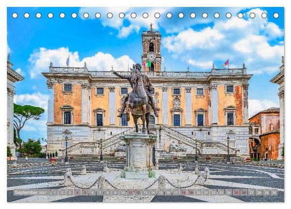 Produktbild: Rom - Ewige Stadt am Tiber (Tischkalender 2027 DIN A5 quer), CALVENDO Monatskalender