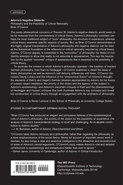 Produktbild: Adorno's Negative Dialectic