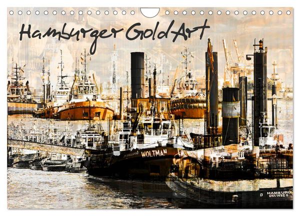Produktbild: Hamburger GoldArt (Wandkalender 2026 DIN A4 quer), CALVENDO Monatskalender