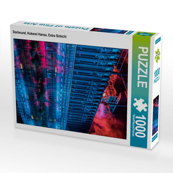 Produktbild: CALVENDO Puzzle Dortmund, Kokerei Hansa, Extra Schicht | 1000 Teile Lege-Gr&ouml;&szlig;e 64x48cm Foto-Puzzle f&uuml;r gl&uuml;ckliche Stunden