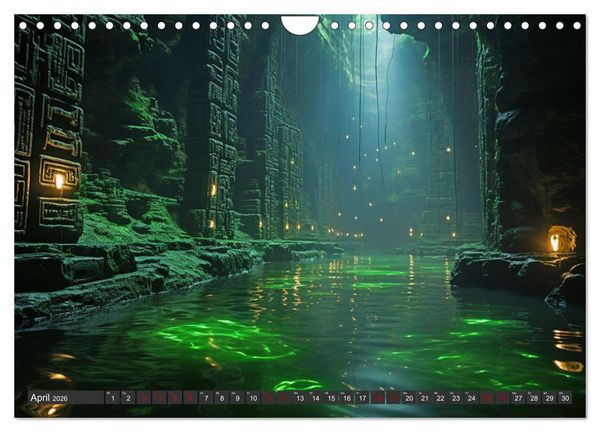 Produktbild: R&auml;tselhaftes aus der Arch&auml;ologie (Wandkalender 2026 DIN A4 quer), CALVENDO Monatskalender