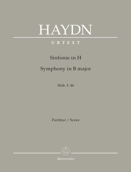 Haydn, J: Sinfonie in H Hob. I:46