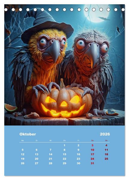 Produktbild: Waldo und Stefler (Tischkalender 2026 DIN A5 hoch), CALVENDO Monatskalender