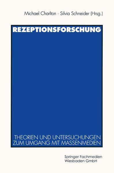 Produktbild: Rezeptionsforschung