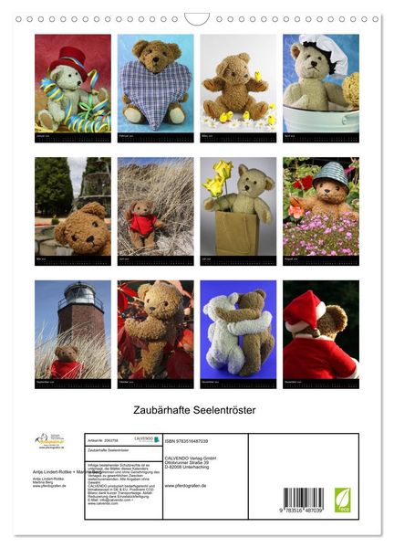 Produktbild: Zaub&auml;rhafte Seelentr&ouml;ster (Wandkalender 2026 DIN A3 hoch), CALVENDO Monatskalender