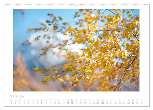 Produktbild: saas fee (hochwertiger Premium Wandkalender 2026 DIN A2 quer), Kunstdruck in Hochglanz