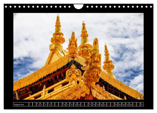 Produktbild: Eine Rundreise durch Tibet (Wandkalender 2026 DIN A4 quer), CALVENDO Monatskalender