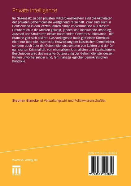 Produktbild: Private Intelligence