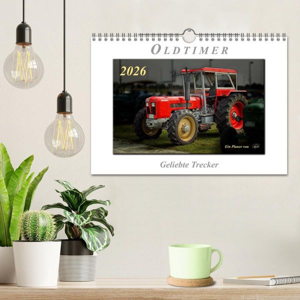 Produktbild: Oldtimer - geliebte Trecker (Wandkalender 2026 DIN A4 quer), CALVENDO Monatskalender
