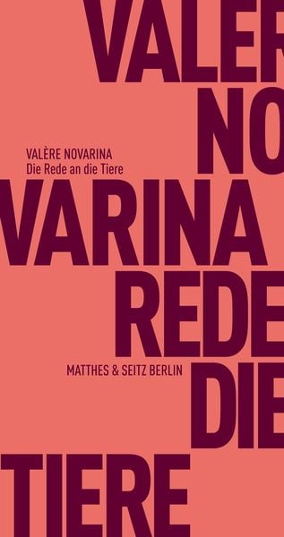 Produktbild: Die Rede an die Tiere