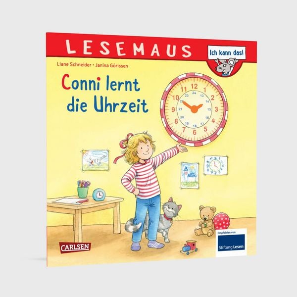 Produktbild: LESEMAUS 190: Conni lernt die Uhrzeit