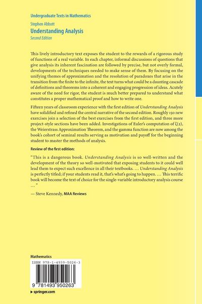 Produktbild: Understanding Analysis