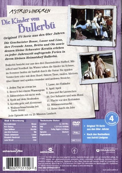 Produktbild: Die Kinder von Bullerb&uuml; - Die Serie [2 DVDs]