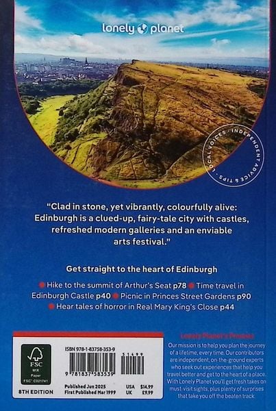 Produktbild: Lonely Planet Pocket Edinburgh