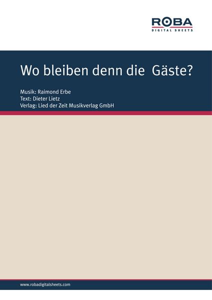 Produktbild: Wo bleiben denn die G&auml;ste?