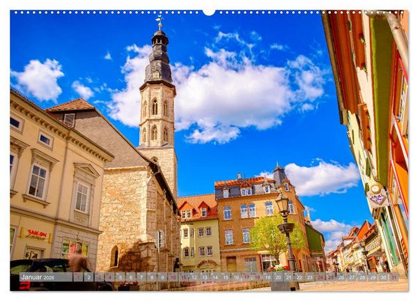 Produktbild: Ein Blick auf M&uuml;hlhausen in Th&uuml;ringen (Wandkalender 2026 DIN A2 quer), CALVENDO Monatskalender