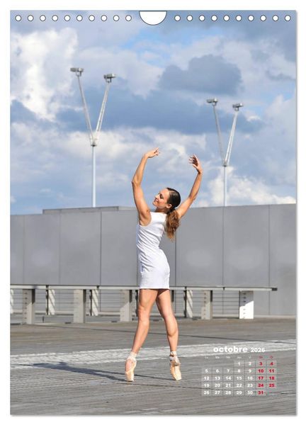 Produktbild: Des danseurs dans la ville 4 L'Oeil et le Mouvement (Calendrier mural 2026 DIN A4 horizontal), CALVENDO calendrier mensuel