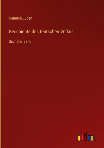 Produktbild: Geschichte des teutschen Volkes