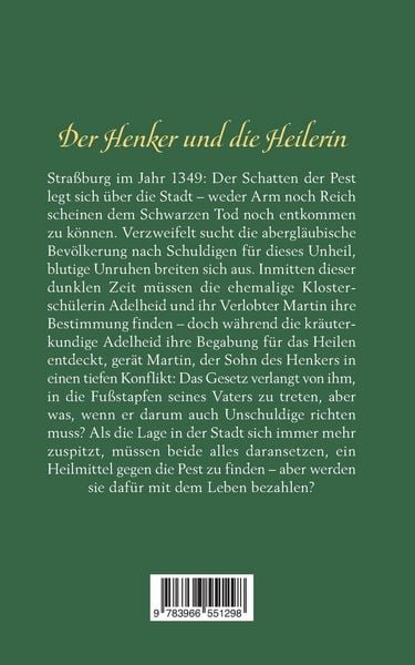 Produktbild: Die Pestheilerin von Stra&szlig;burg