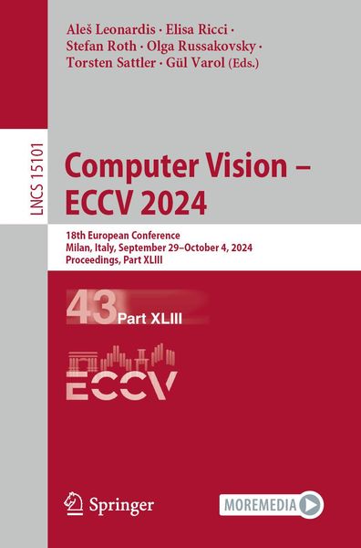 Produktbild: Computer Vision - ECCV 2024