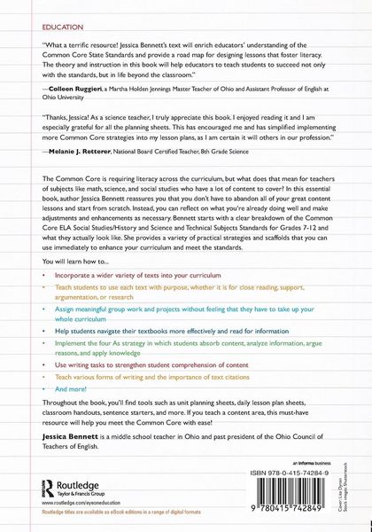 Produktbild: Common Core in the Content Areas
