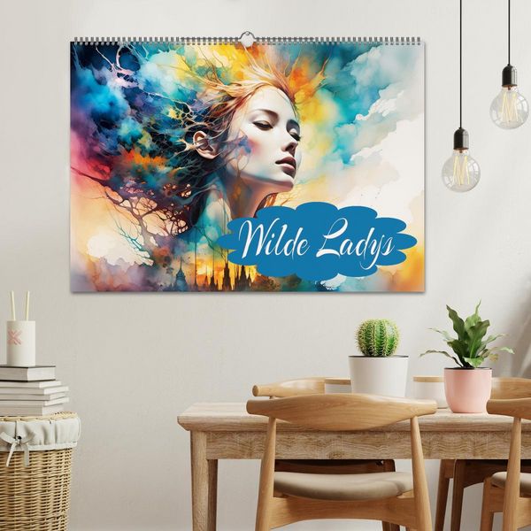 Produktbild: Wilde Ladys (Wandkalender 2026 DIN A2 quer), CALVENDO Monatskalender