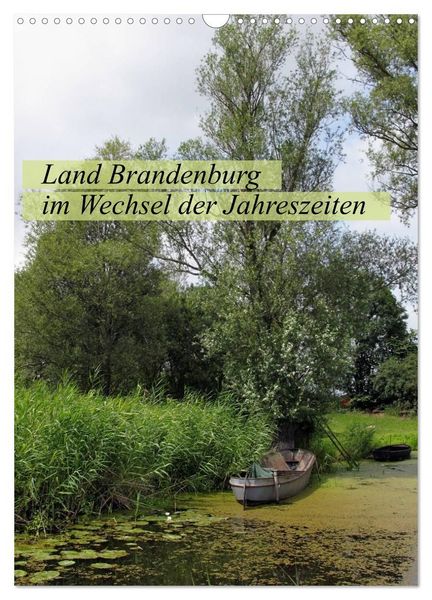 Produktbild: Land Brandenburg im Wechsel der Jahreszeiten (Wandkalender 2027 DIN A3 hoch), CALVENDO Monatskalender