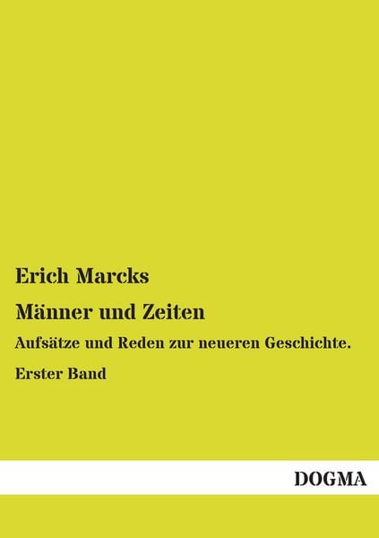Produktbild: M&auml;nner und Zeiten