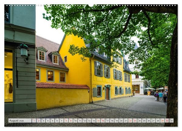 Produktbild: Weimar Impressionen (Wandkalender 2026 DIN A2 quer), CALVENDO Monatskalender