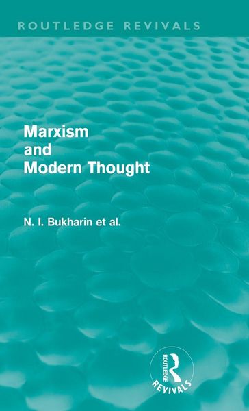 Produktbild: Marxism and Modern Thought