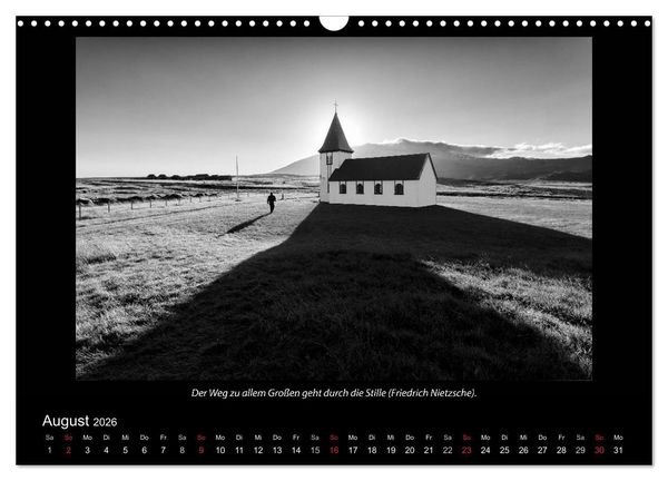 Produktbild: Schwarz-Weis(s)heiten (Wandkalender 2026 DIN A3 quer), CALVENDO Monatskalender