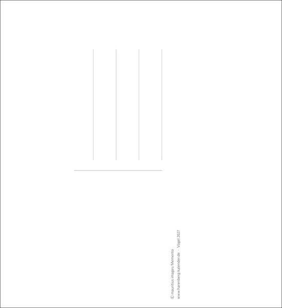 Produktbild: V&ouml;gel Postkartenkalender 2027 - Postkartenkalender mit 53 historischen Zeichnungen