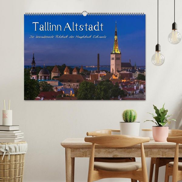 Produktbild: Tallinn Altstadt (Wandkalender 2026 DIN A2 quer), CALVENDO Monatskalender
