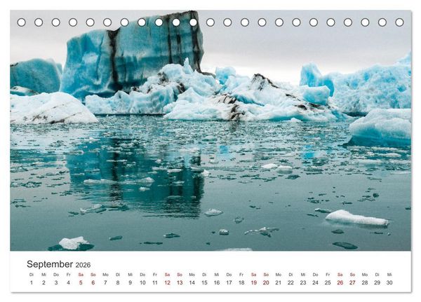 Produktbild: Sommer in Island (Tischkalender 2026 DIN A5 quer), CALVENDO Monatskalender